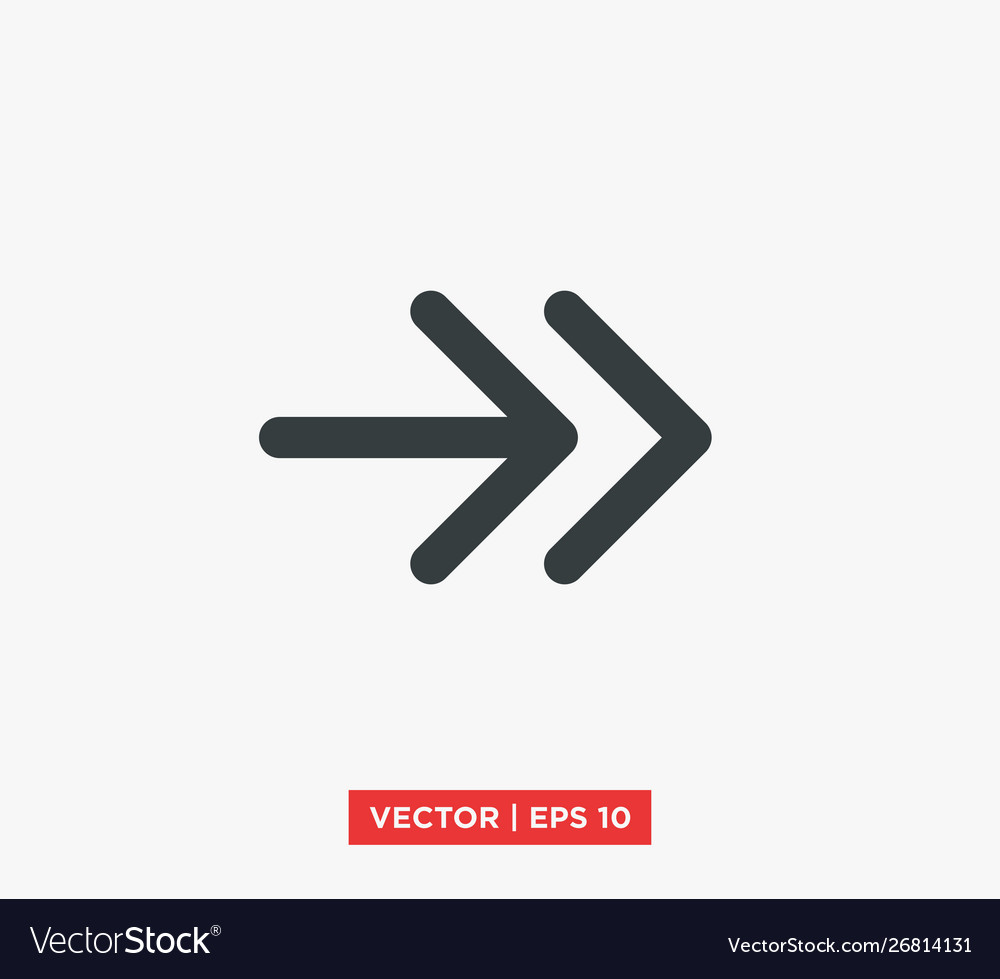 Arrow point mark icon Royalty Free Vector Image