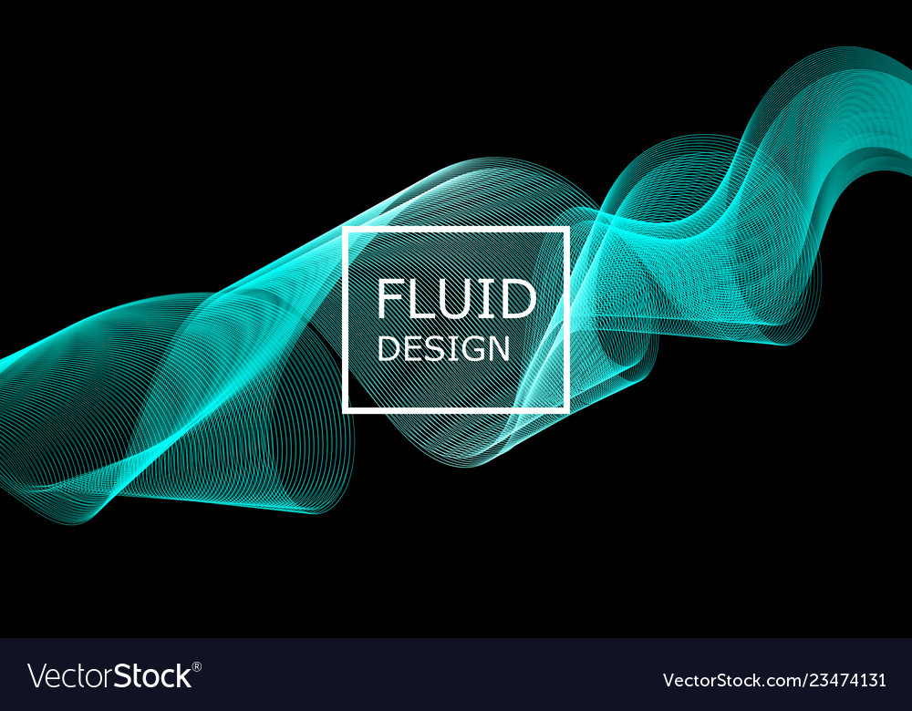 Strömungsformen Design flüssige Wellen Hintergrund