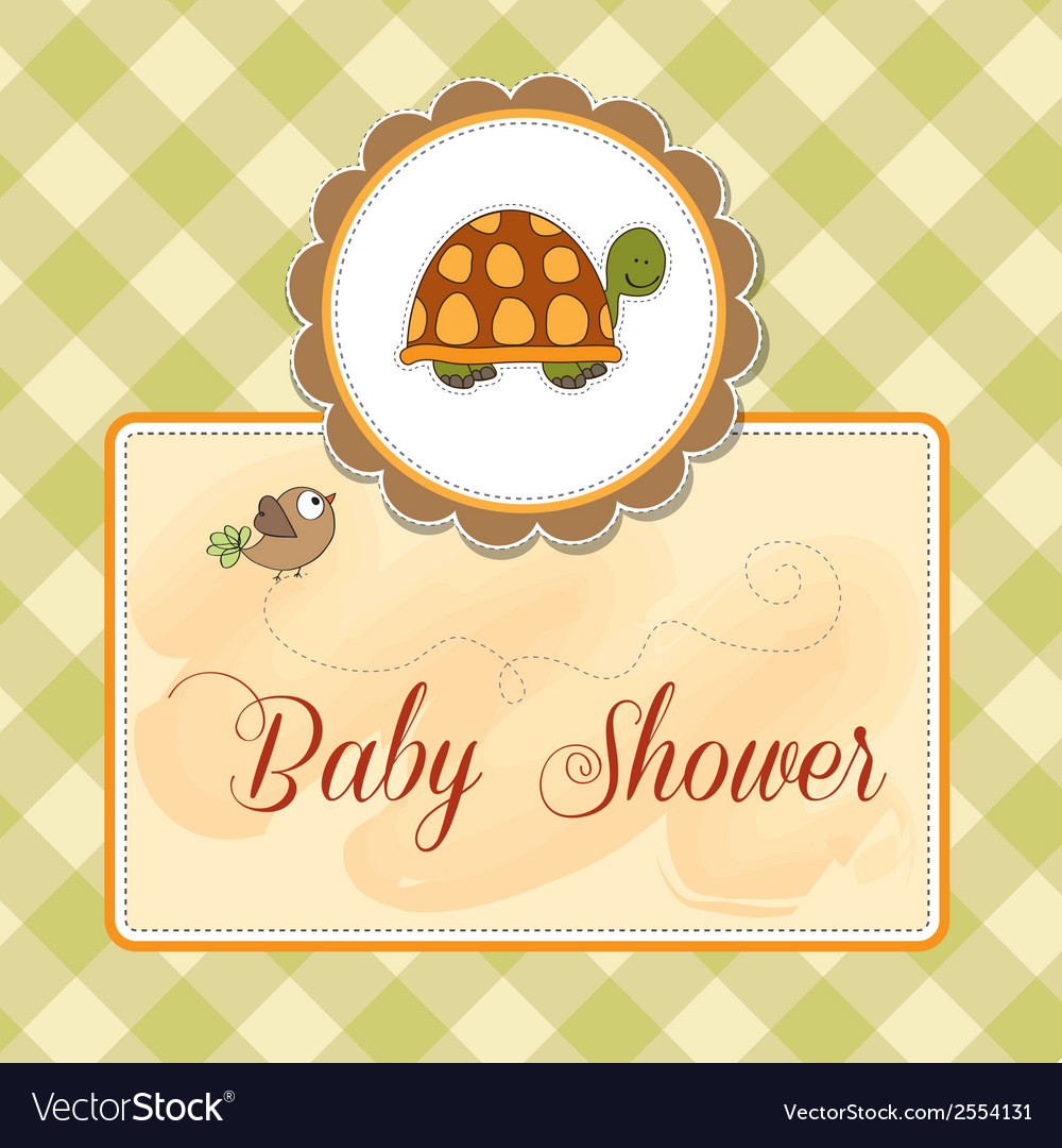 Funny Baby Shower Card Royalty Free Vector Image Funny Baby Shower Card Vector Image