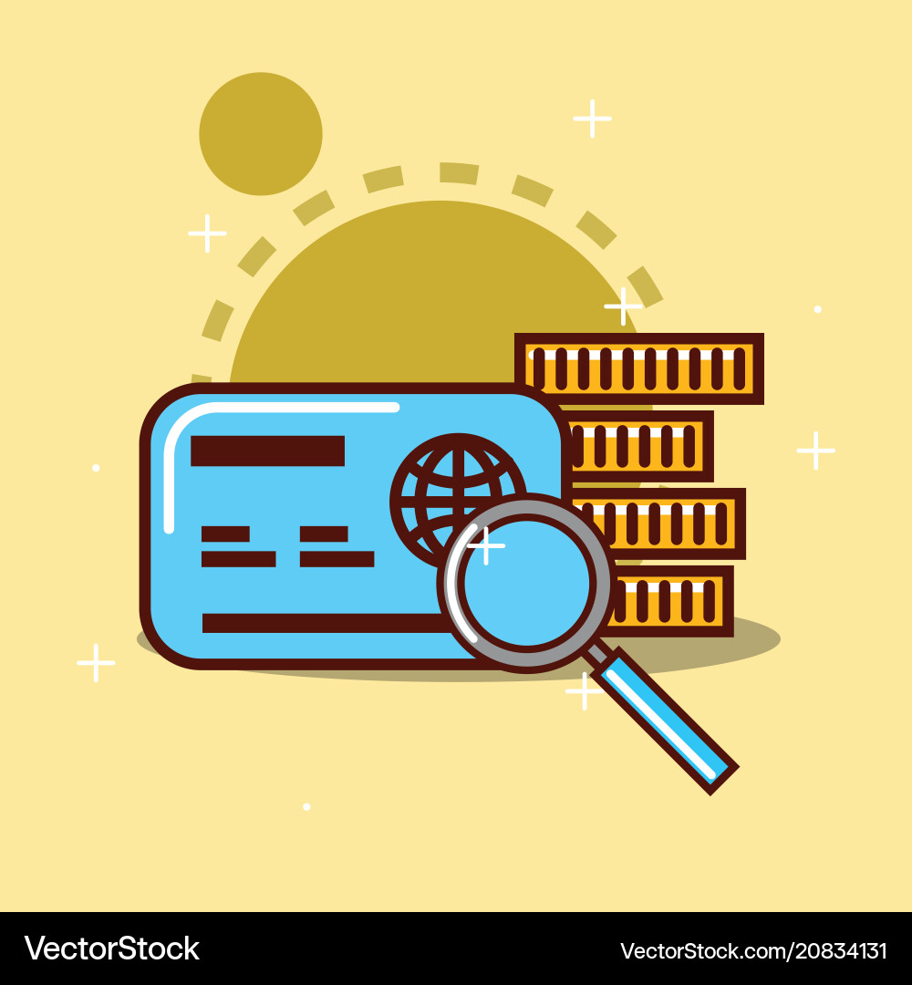 Money saving concept Royalty Free Vector Image