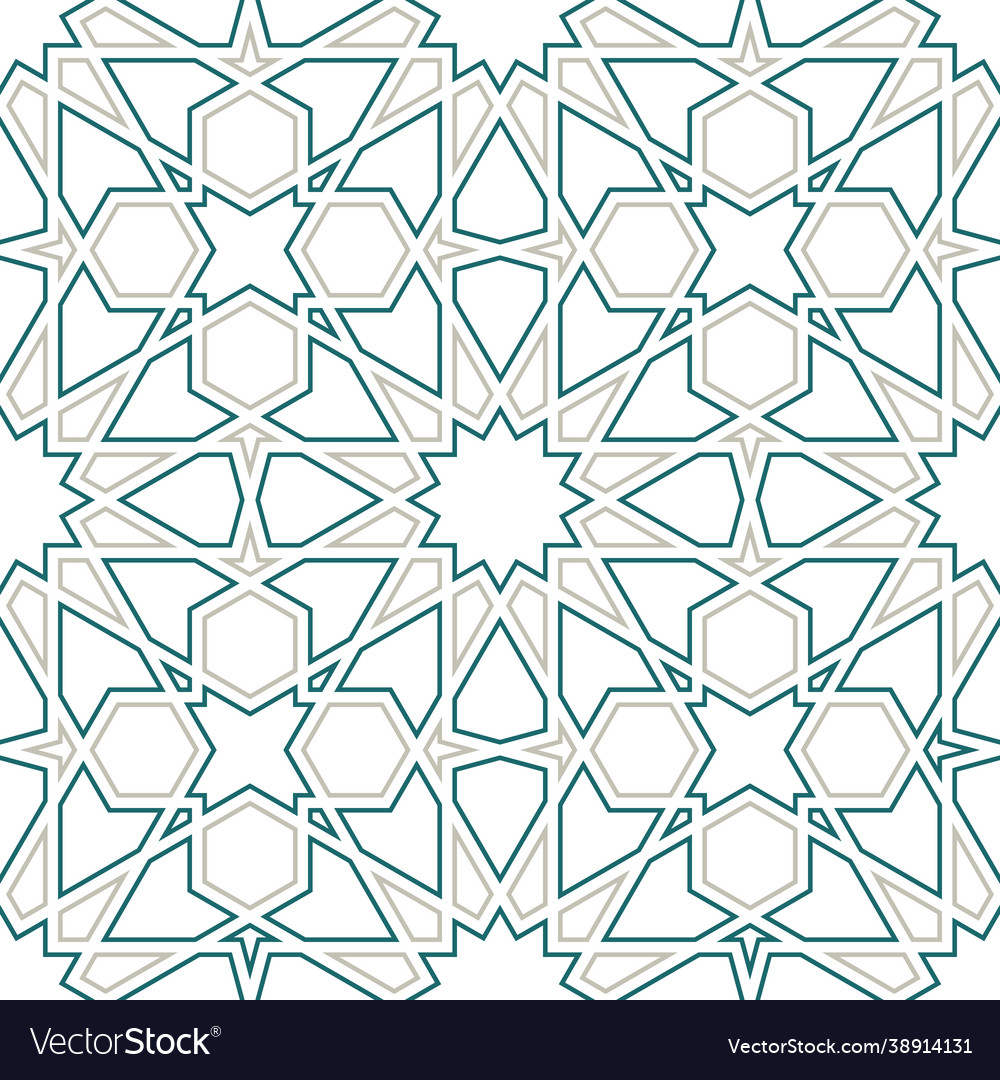 Persian geometric islamic pattern ramadan cards