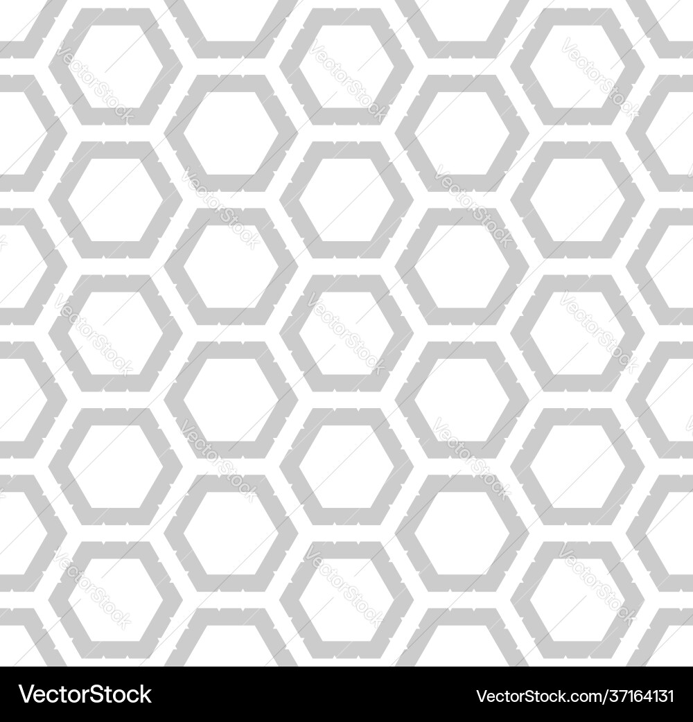 Seamless hexagons pattern Royalty Free Vector Image