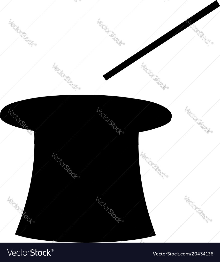 top hat silhouette