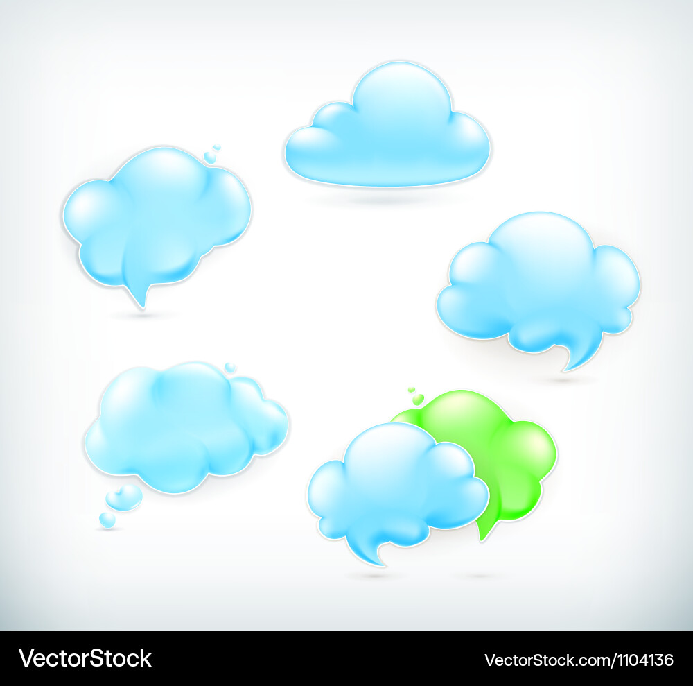 Clouds Royalty Free Vector Image - VectorStock