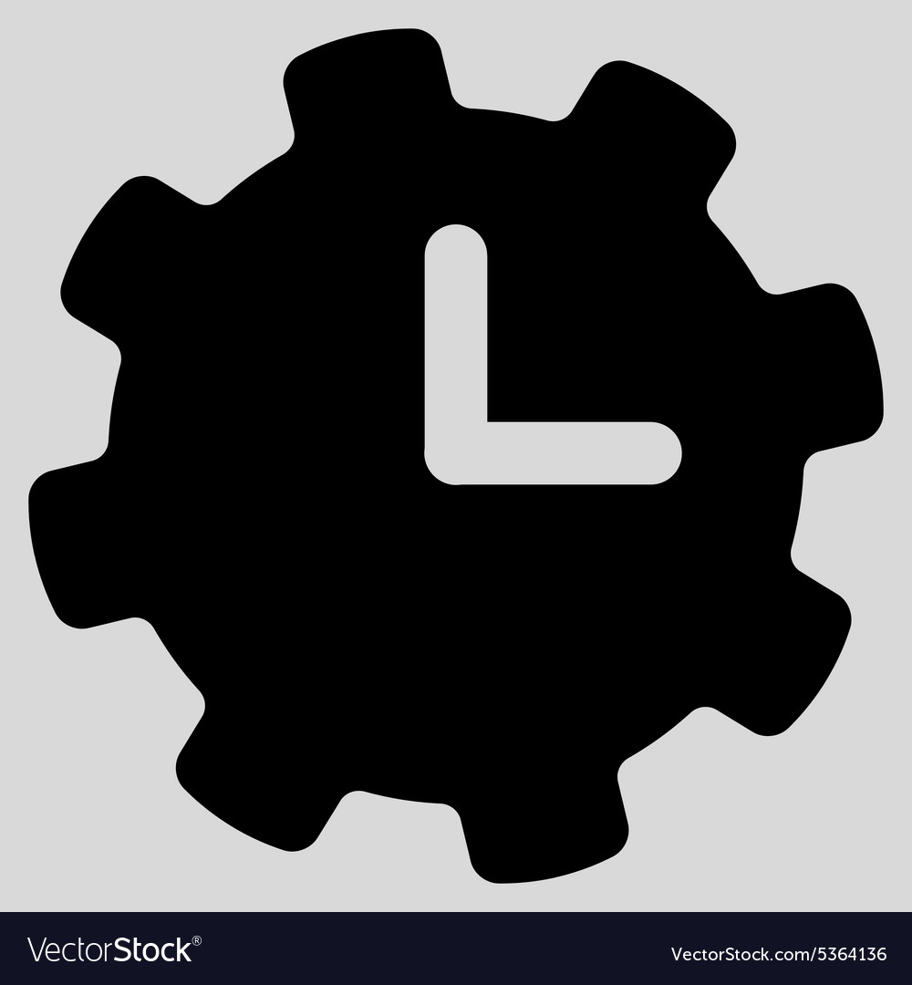 Time settings icon from business bicolor set Vector Image