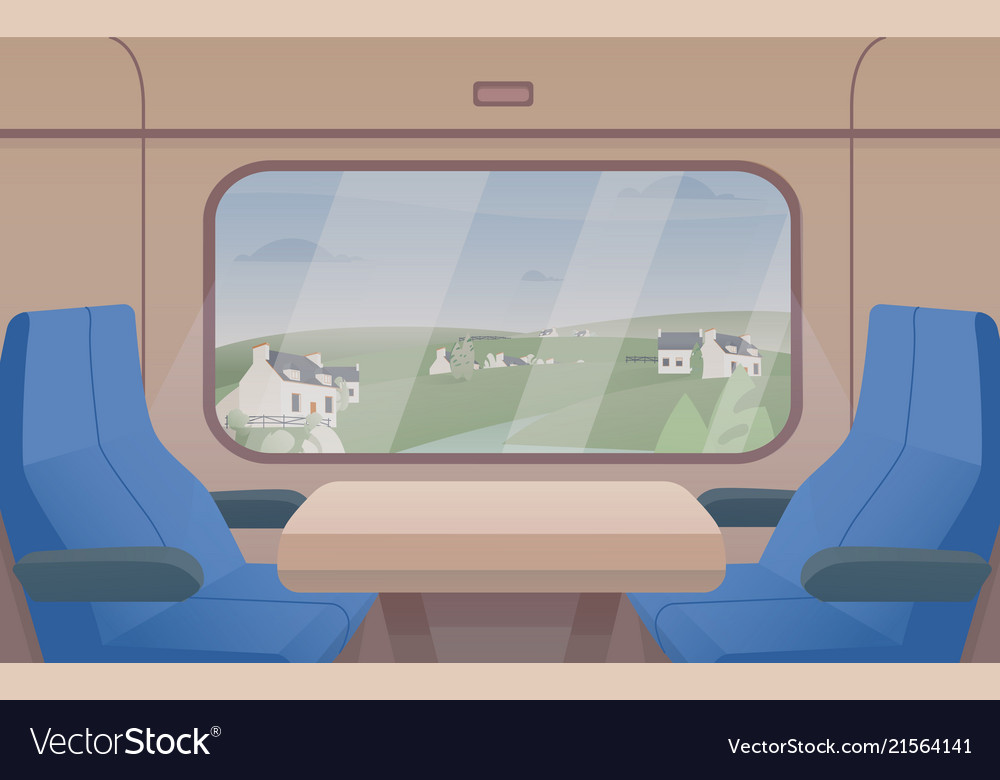 Рисунок из окна поезда