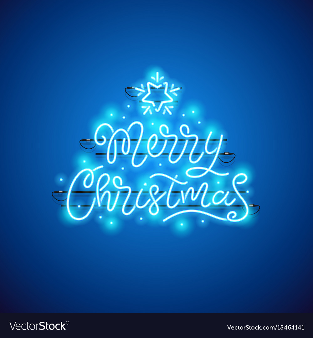 Merry Christmas Blue 