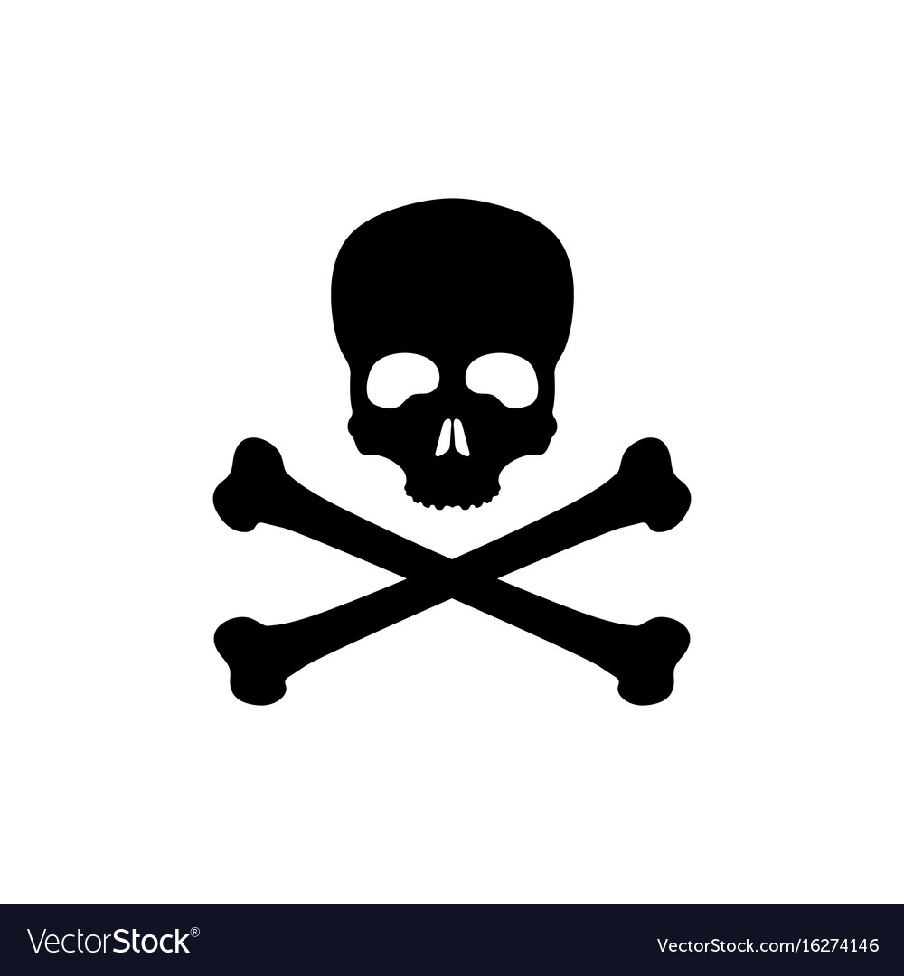 Skull and bones Royalty Free Vector Image - VectorStock