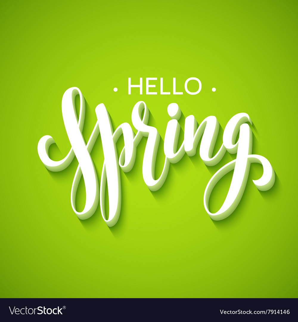 Hello найти. Spring леттеринг. Хеллоу Грин кафе. Привет дизайн. Hello Green меню.
