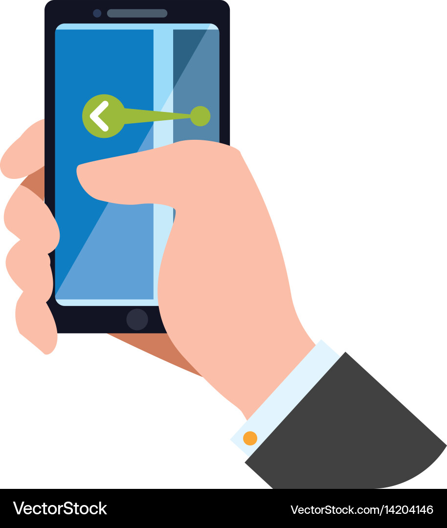 Mobile smartphone technology Royalty Free Vector Image