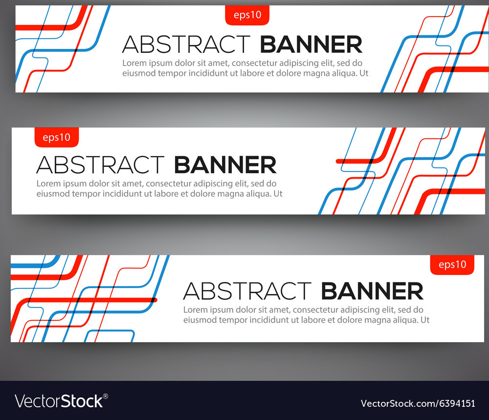 Abstract banner design Royalty Free Vector Image