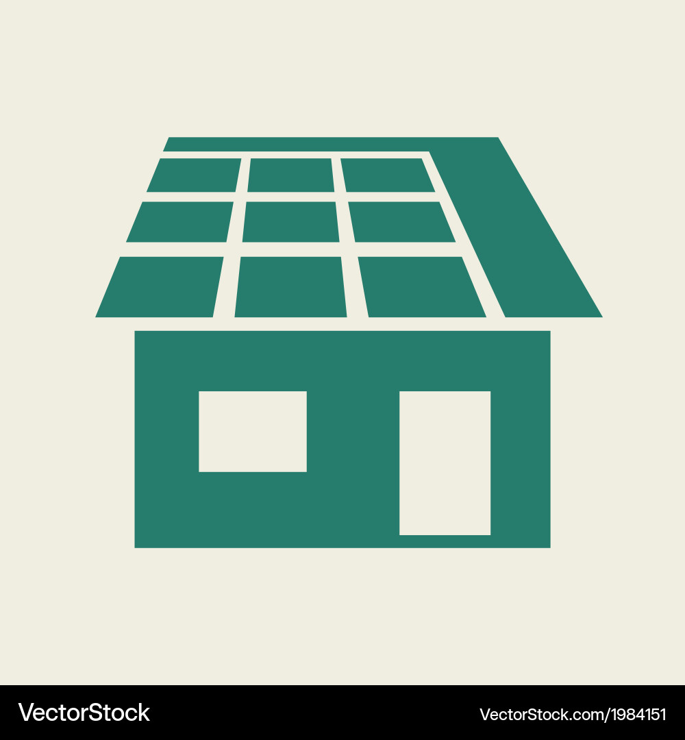 Eco flat icon Royalty Free Vector Image - VectorStock