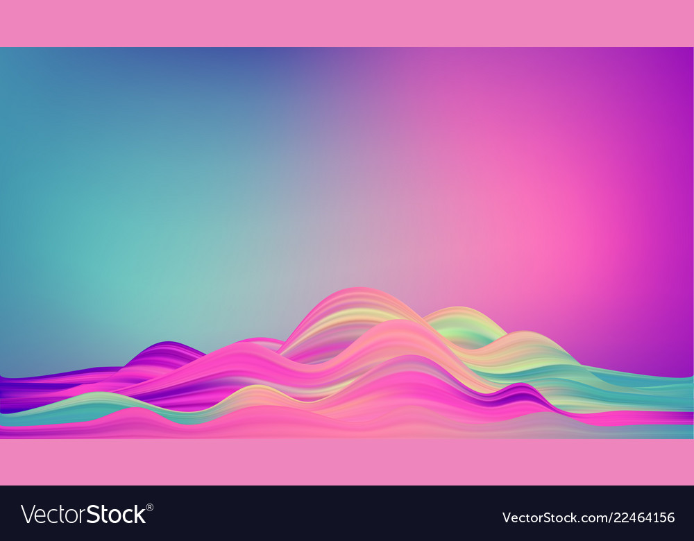 Abstract colorful background color flow Royalty Free Vector