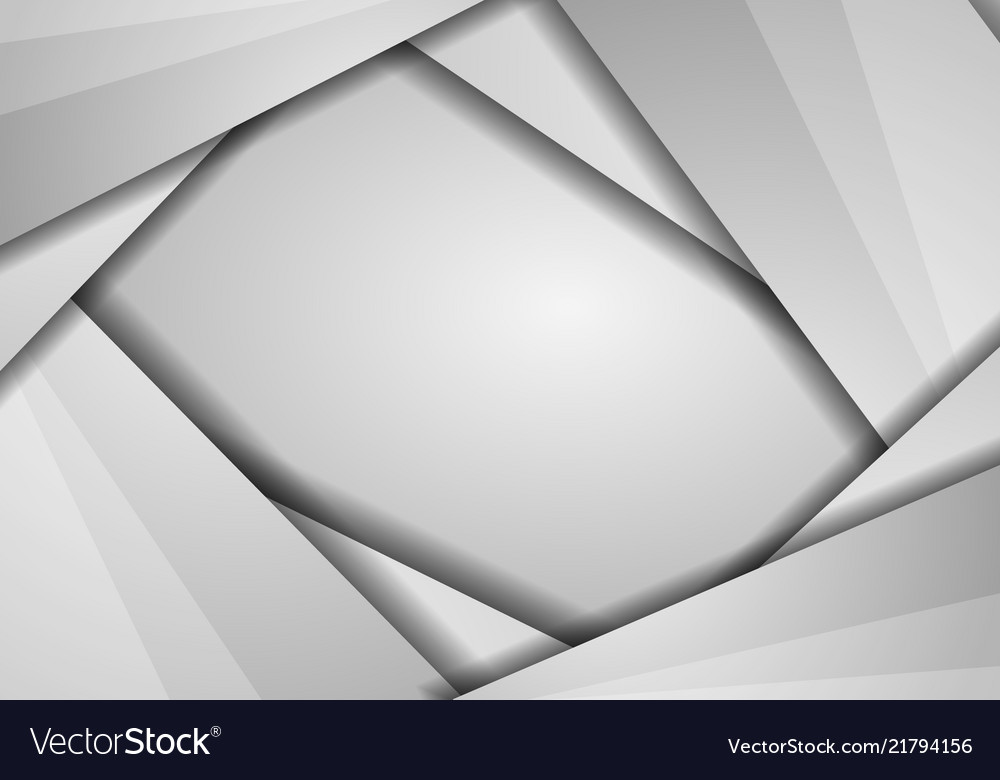 Abstract geometric white and gray color