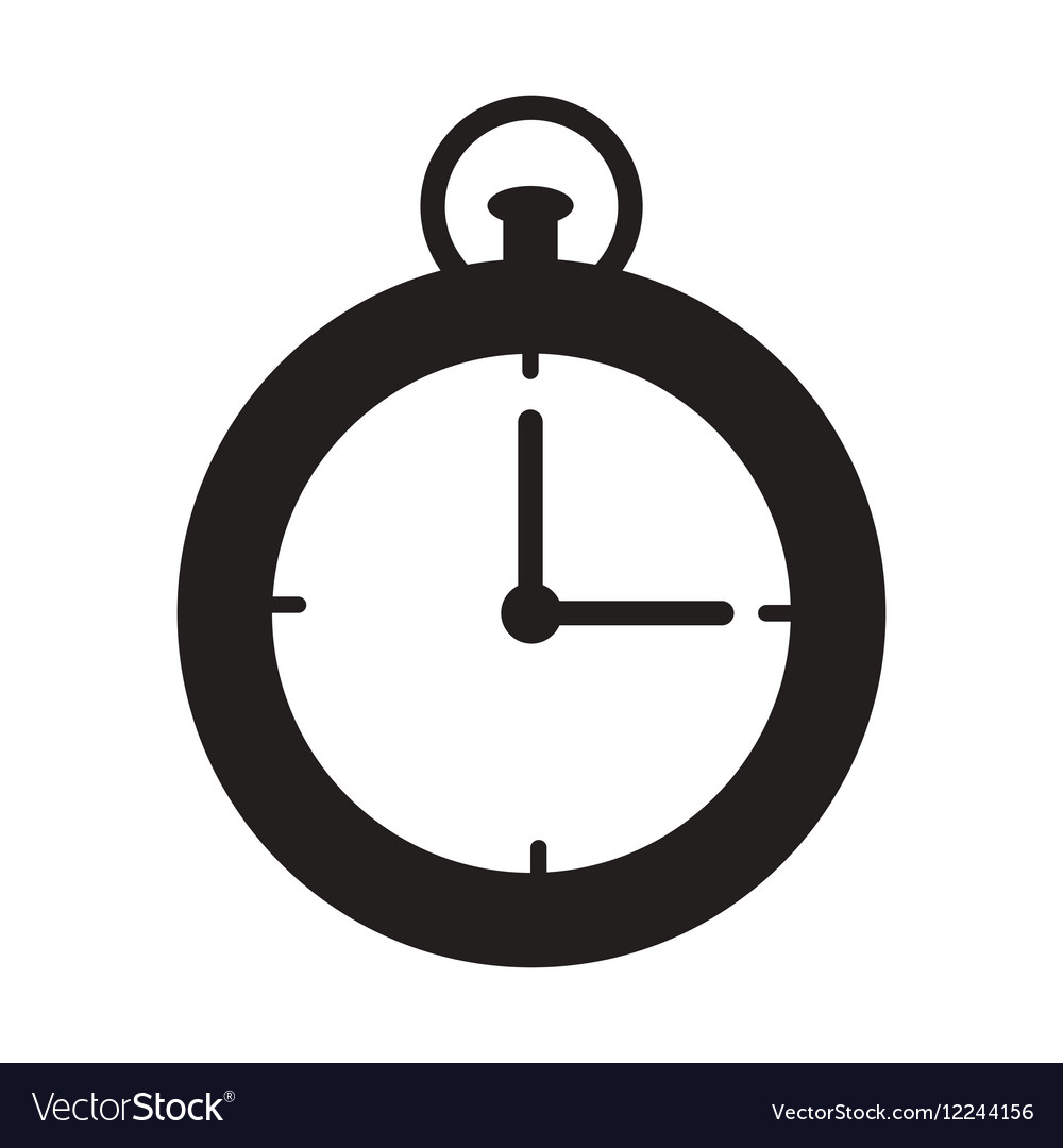 Stop time icon Royalty Free Vector Image - VectorStock