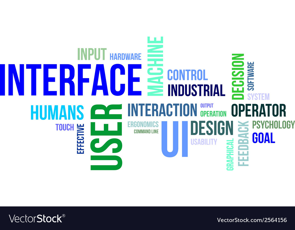 Word cloud user interface