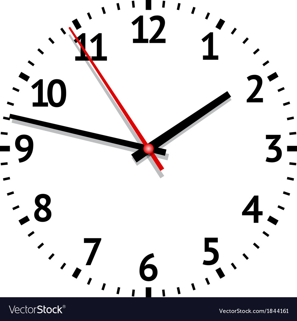 Clock Royalty Free Vector Image - VectorStock