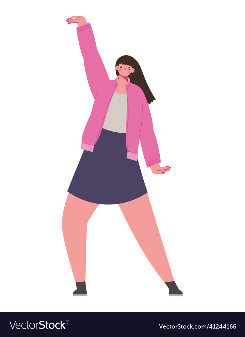 Dancing teen design Royalty Free Vector Image - VectorStock