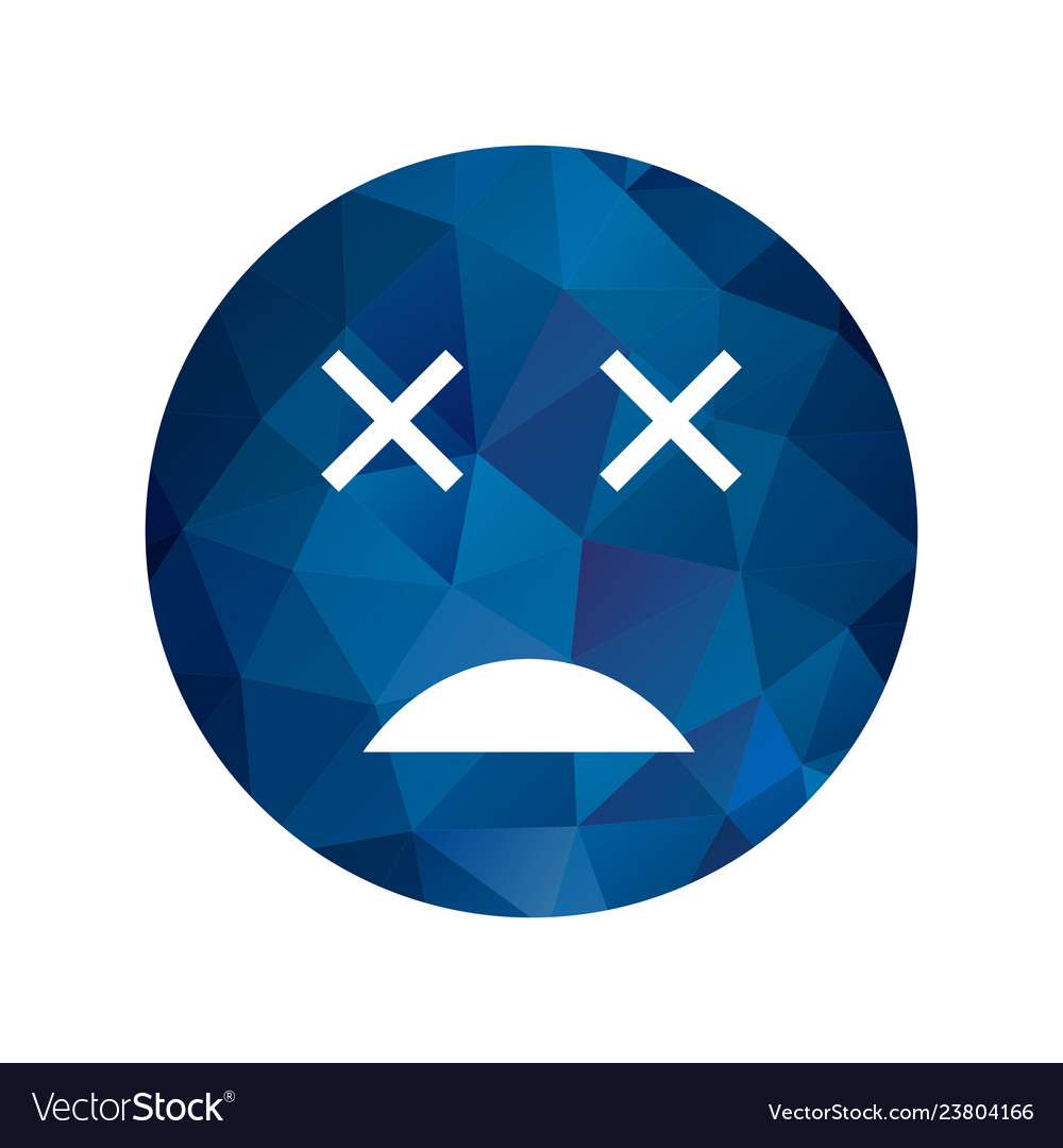 Dead emoji icon Royalty Free Vector Image - VectorStock