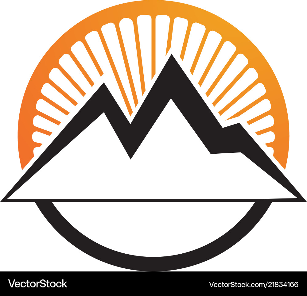 Mountain logo Royalty Free Vector Image - VectorStock