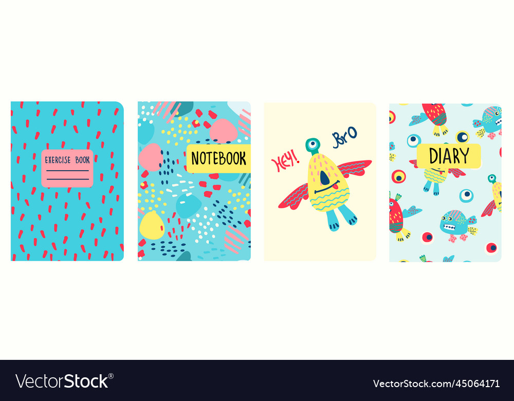 Cover page templates based on patterns with funny