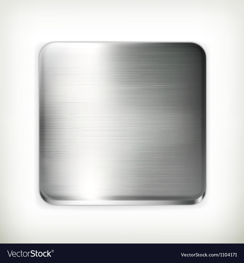 Metal plate Royalty Free Vector Image - VectorStock