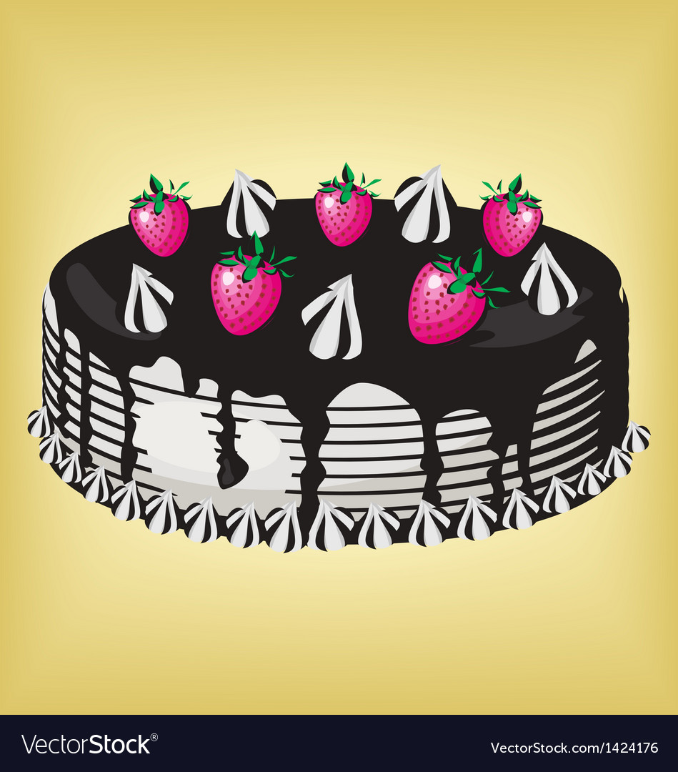 Cake Royalty Free Vector Image - VectorStock