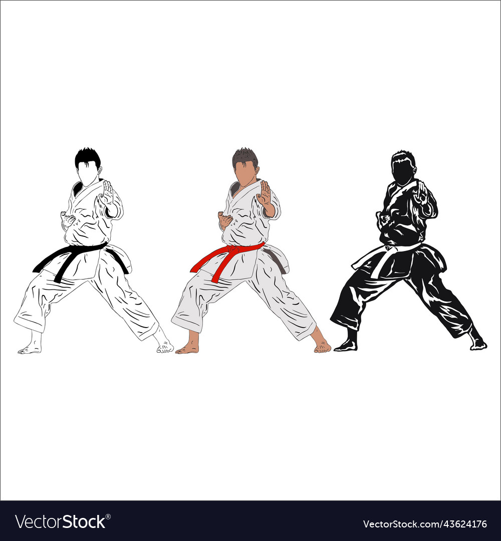 Karate design creative