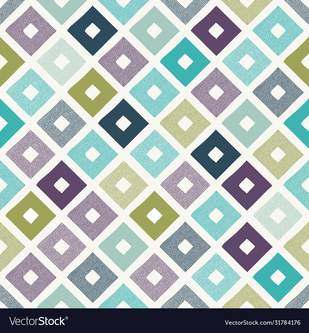 Seamless creative stylish modern rhombus pattern Vector Image