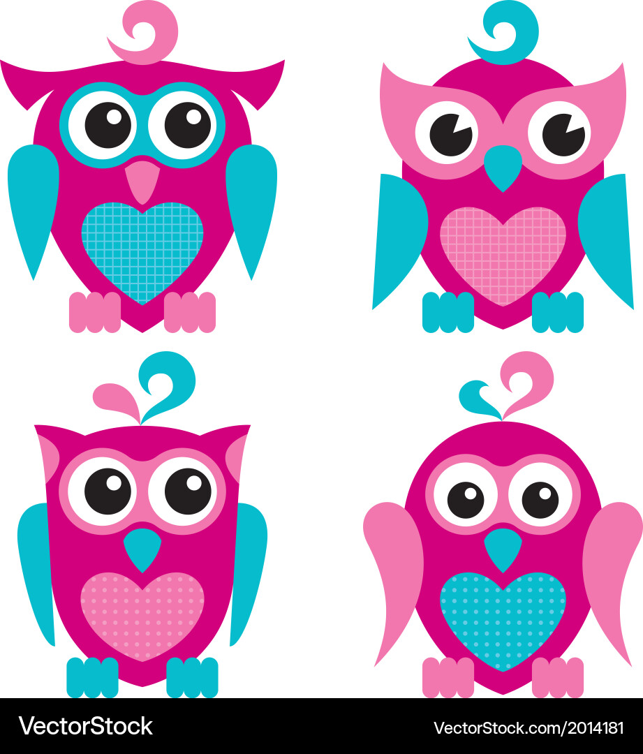 Owls Royalty Free Vector Image - VectorStock