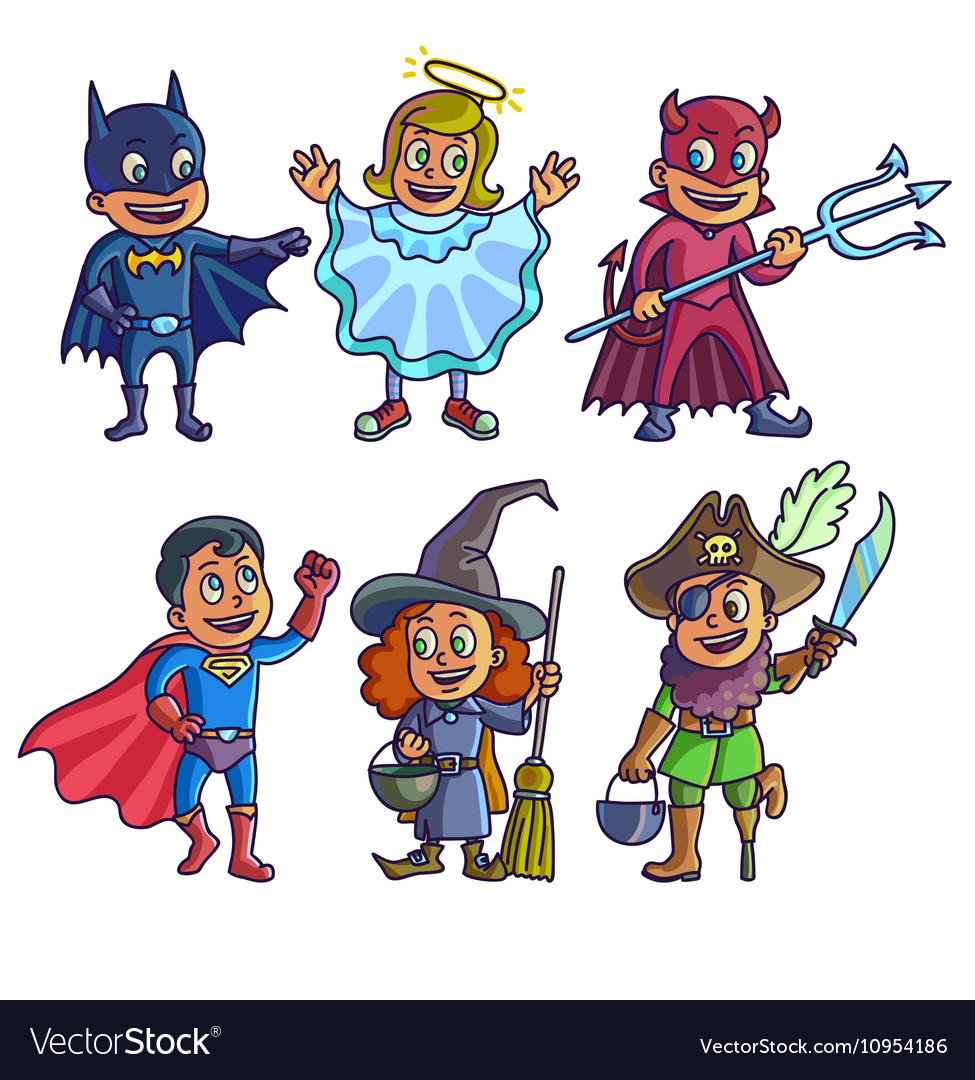 Halloween kids cartoon