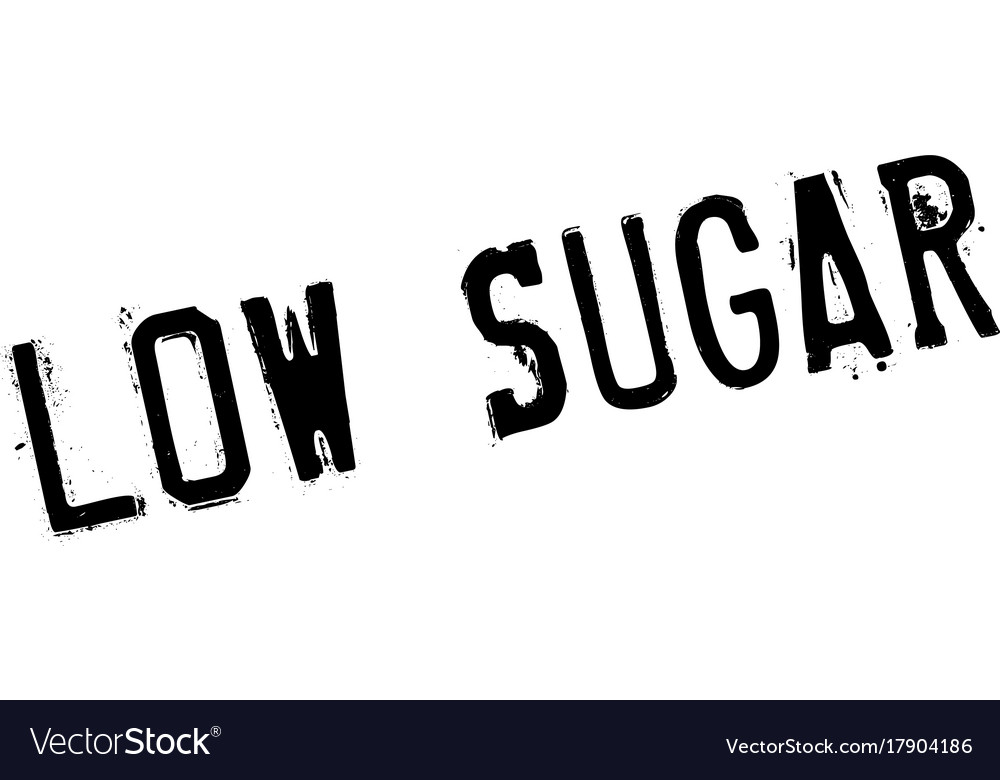 Low sugar rubber stamp