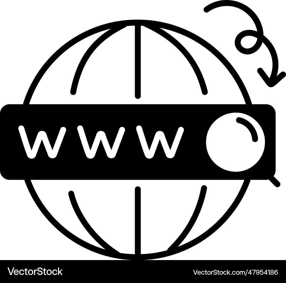 Domain Email Vector Web domain Royalty Free Vector Image - VectorStock