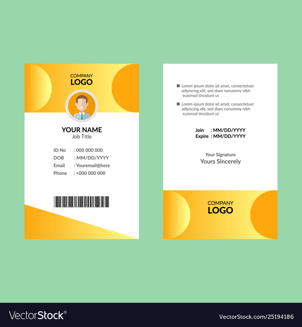 Model Of Id Card