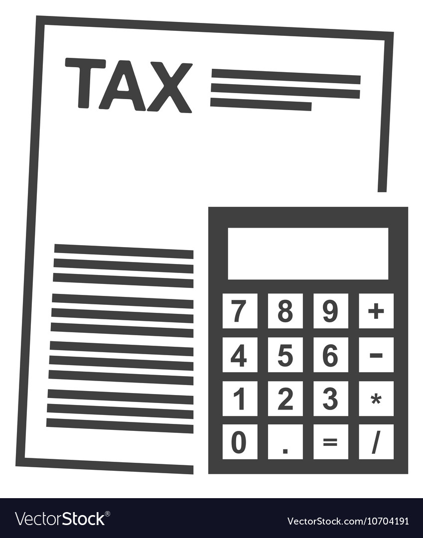 Tax receip paper document