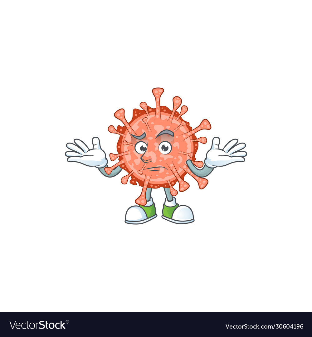 A picture smirking bulbul coronavirus cartoon Vector Image A picture smirking bulbul coronavirus cartoon Vector Image