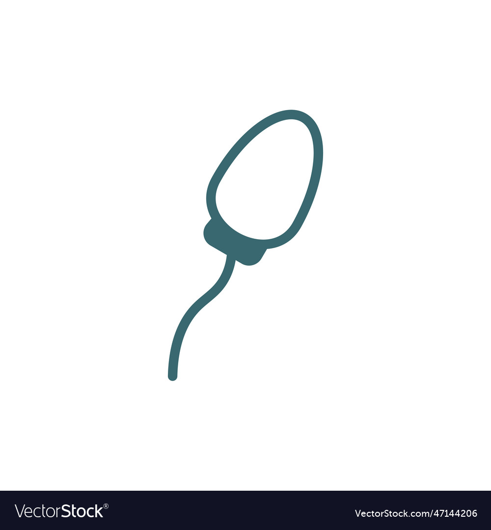 Spermatozoon icon filled from