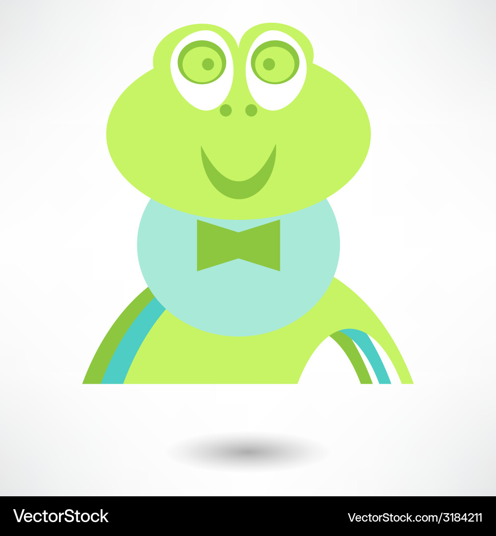 Vector Frog Looking In Frog Royalty Free Vector Image - VectorStock