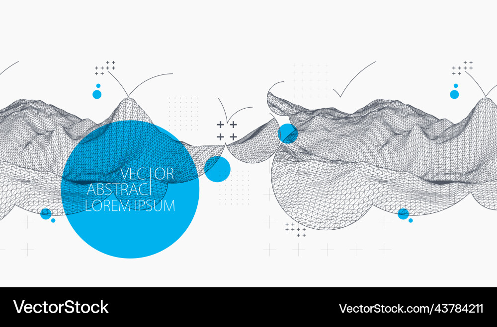 Modern science or technology elements trendy Vector Image