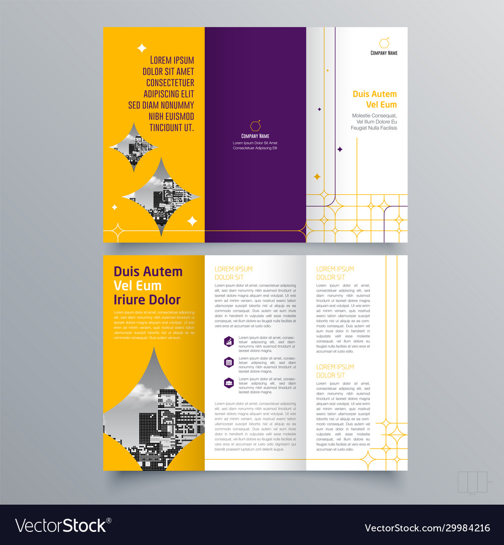 Brochure design 1902 Royalty Free Vector Image