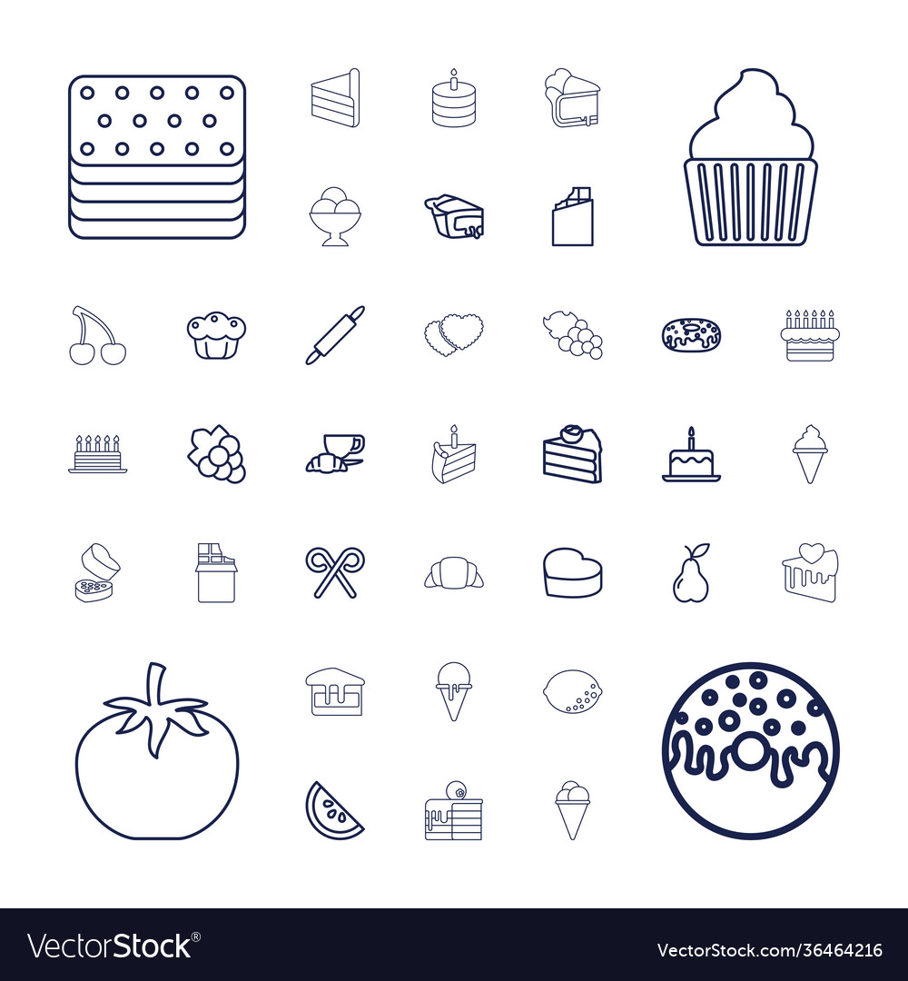 Dessert icons