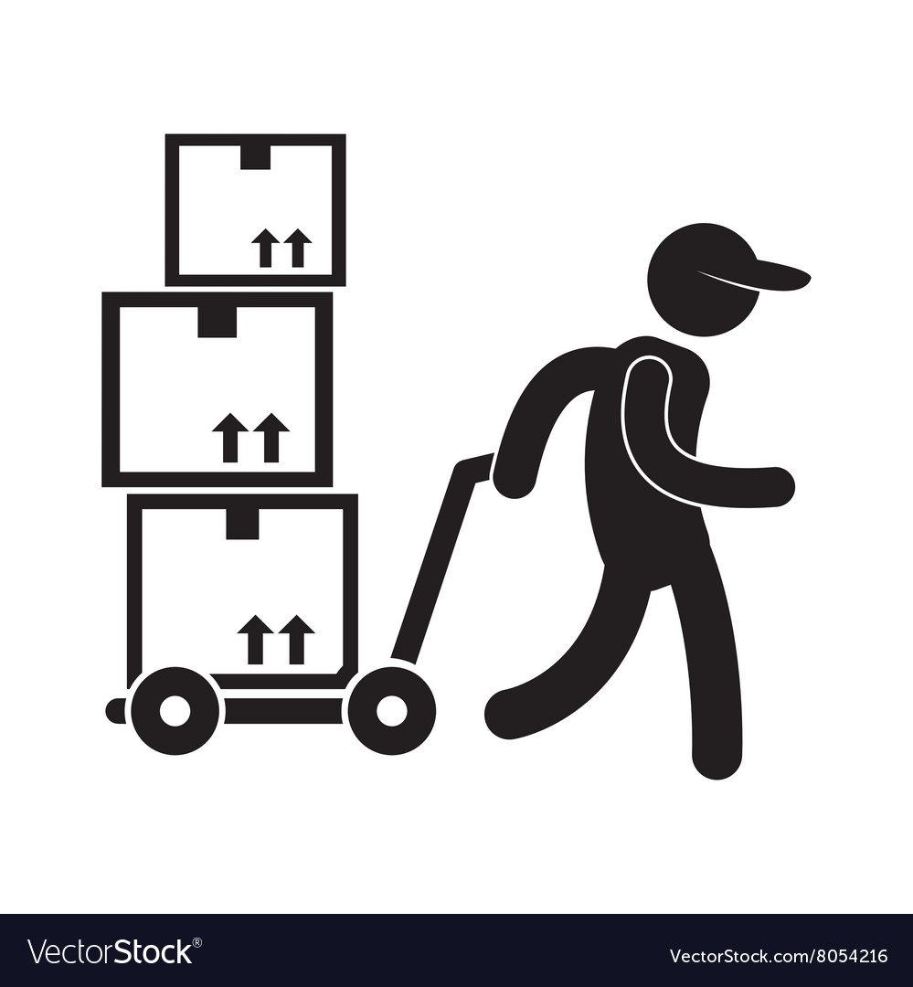 Logistic and pictograph design Royalty Free Vector Image