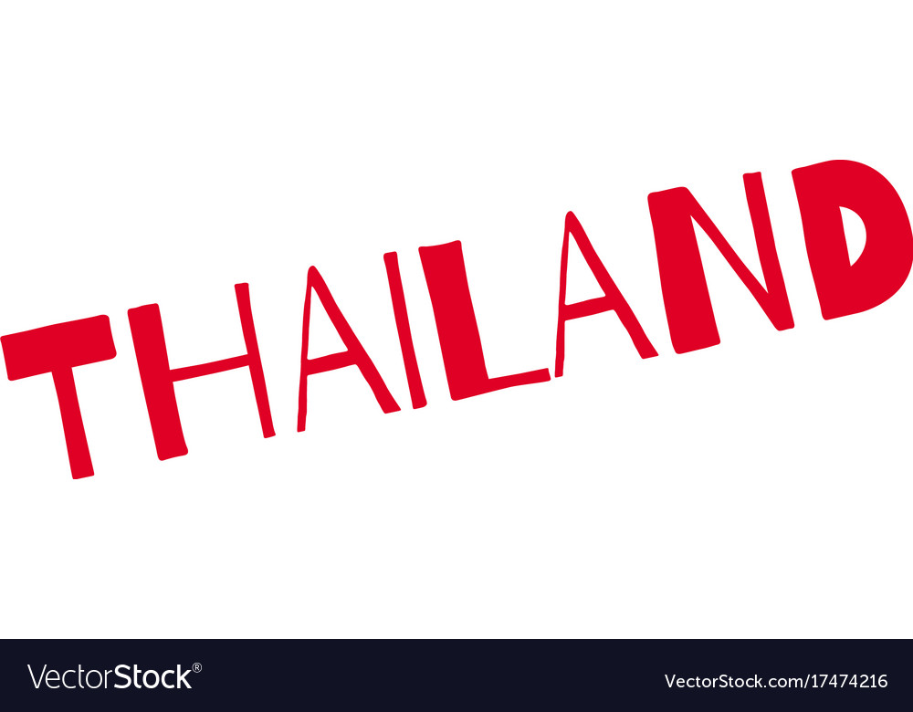 Thailand Rubber Stamp Royalty Free Vector Image