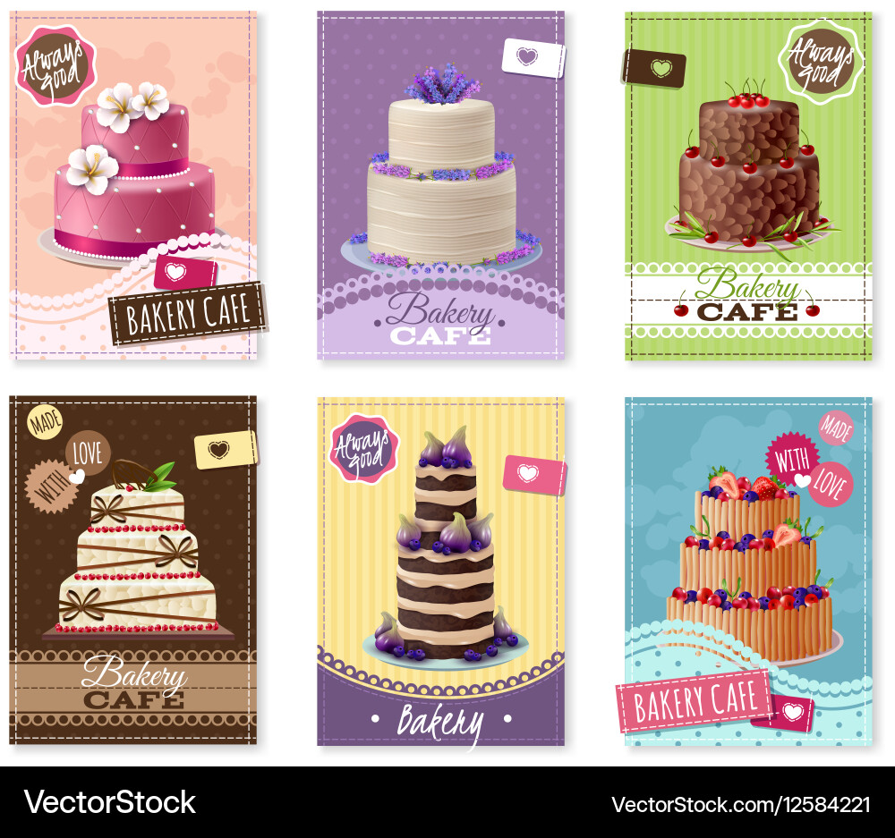Bakery banners set Royalty Free Vector Image - VectorStock