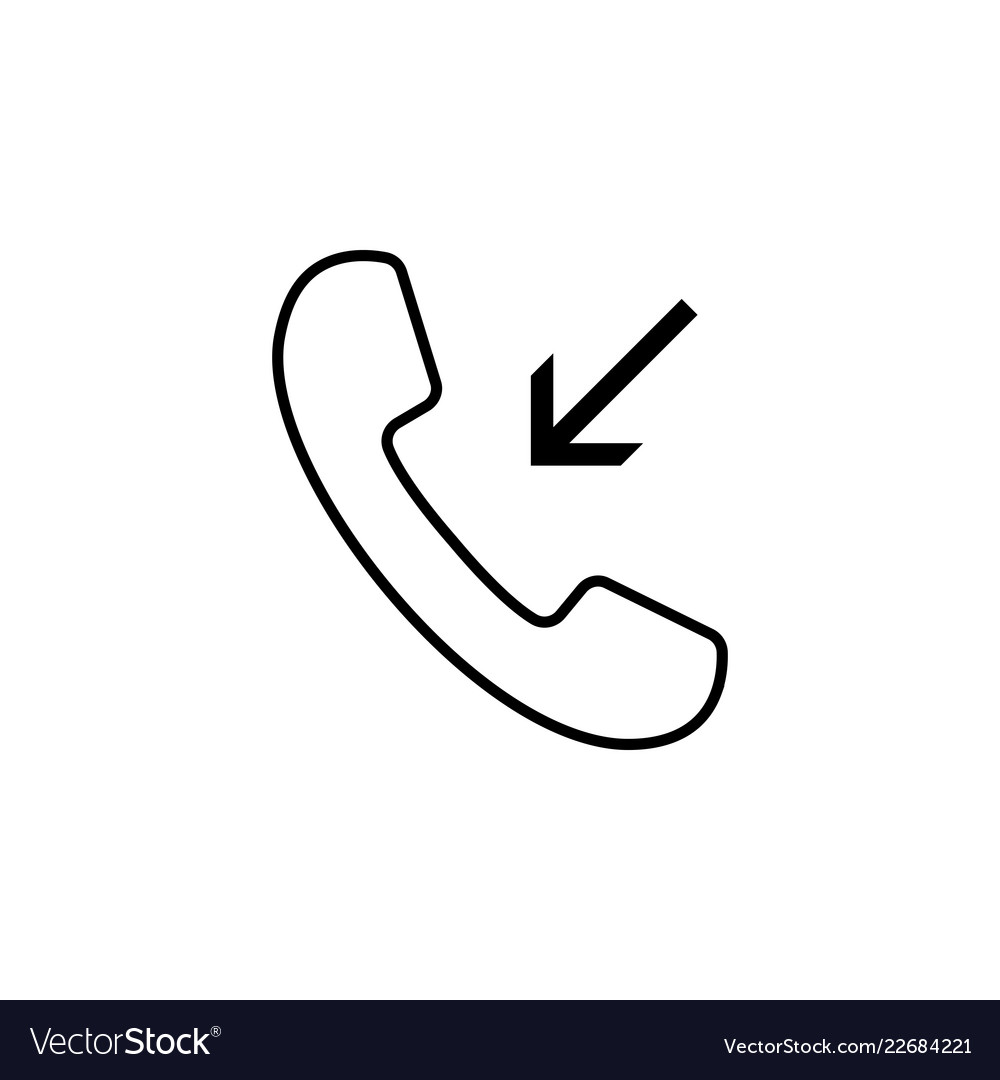 Outgoing incoming call icon