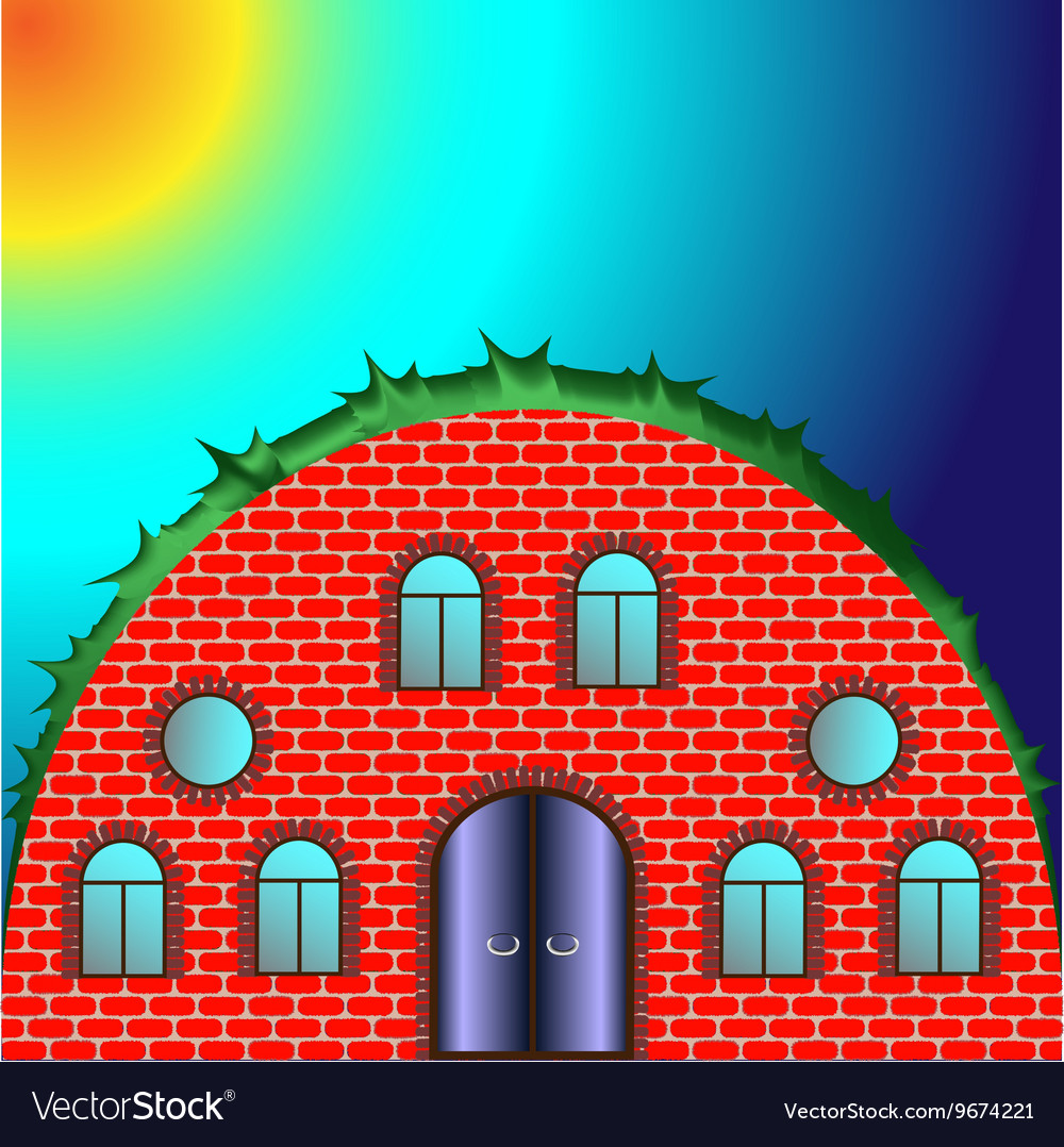 Round house with windows