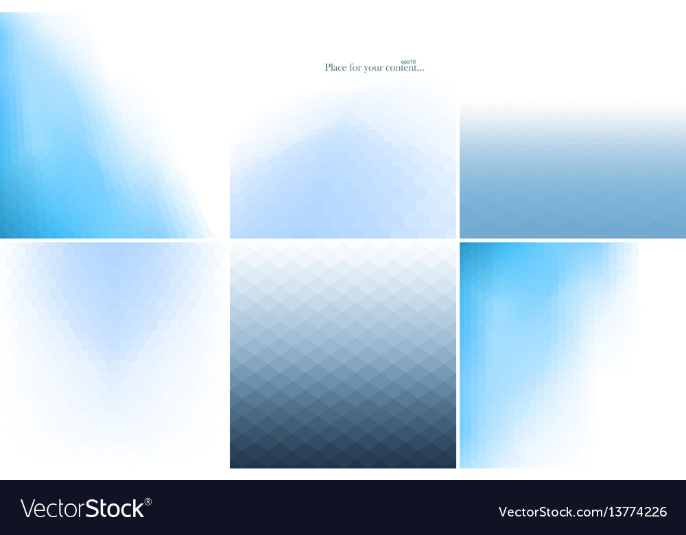 Blue abstract backgrounds Royalty Free Vector Image