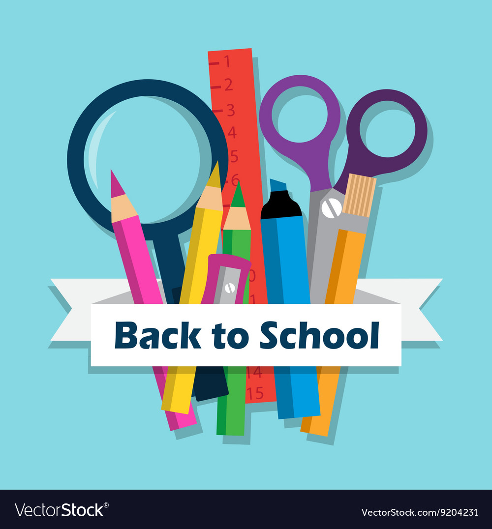 Back To School Royalty Free Vector Image - Vectorstock