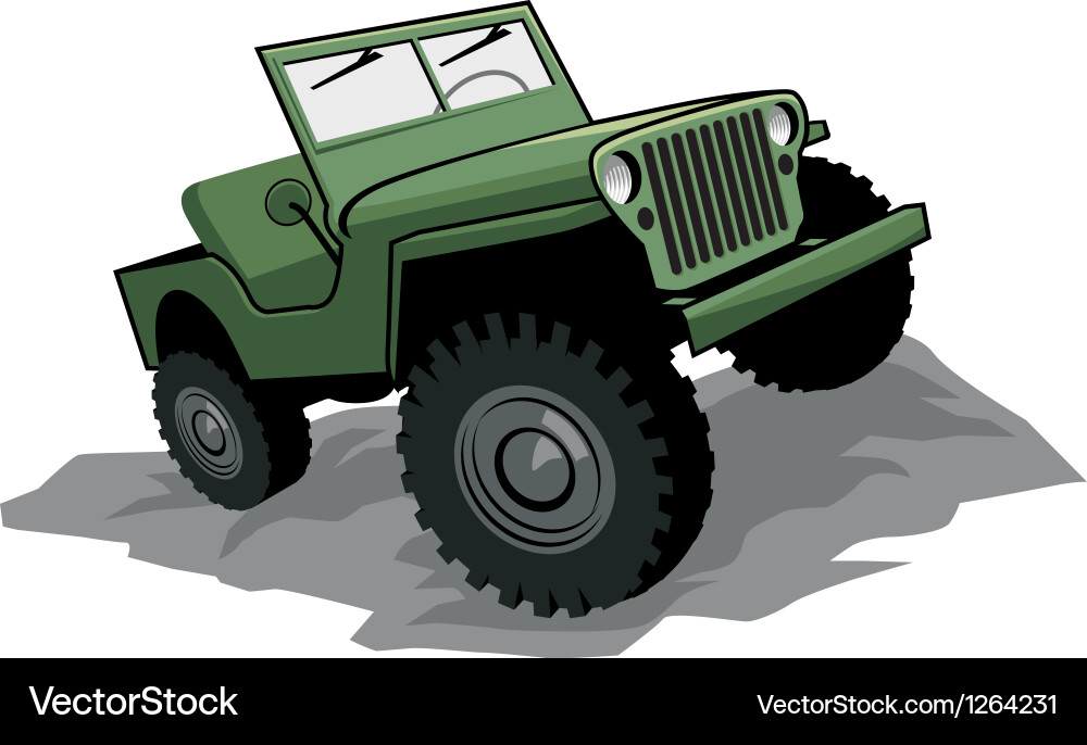 Off road vehicle Royalty Free Vector Image - VectorStock