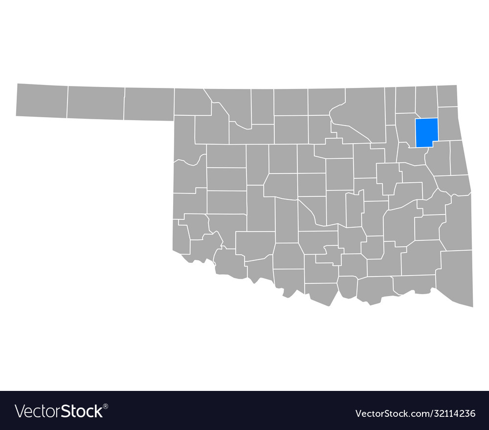 Map mayes in oklahoma